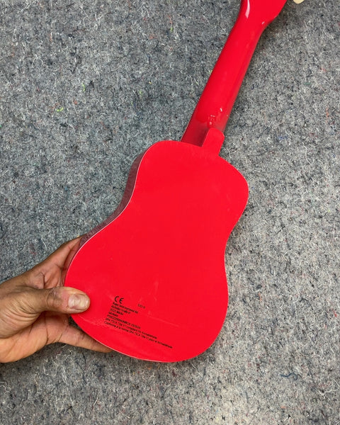 Red and Yellow Toy Ukulele