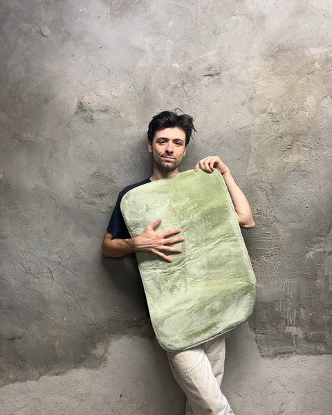 Green Soft Bath Mat, 20x30"