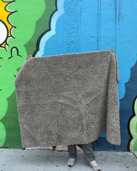 IKEA VINDEBÄK Shaggy Gray Area Rug, 4'4"x6'5"