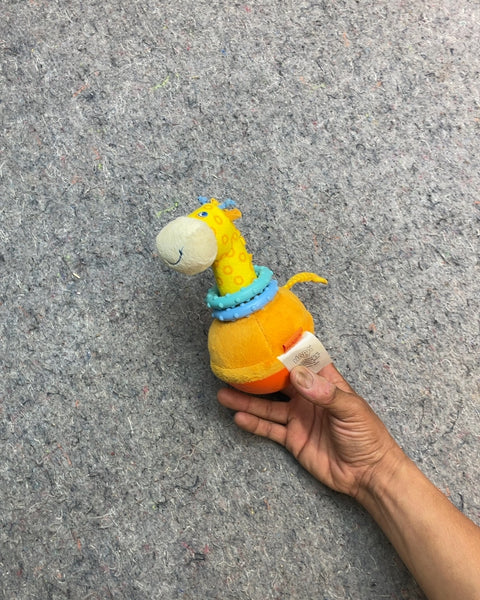 HABA Giraffe Plush Rattle Toy