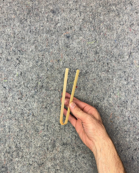 Natural Bamboo Toaster Tongs