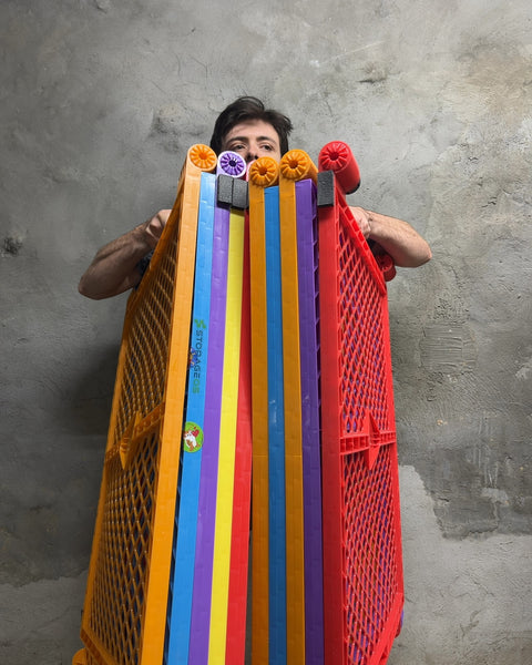 Multicolor Folding Plastic Playpen Safety Gate With 10 Panels