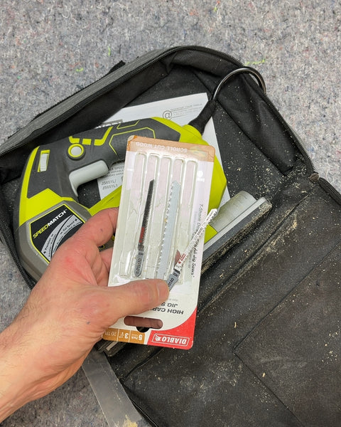 Ryobi 6.1 Amp Corded Variable Speed Orbital Jig Saw, With New Blades