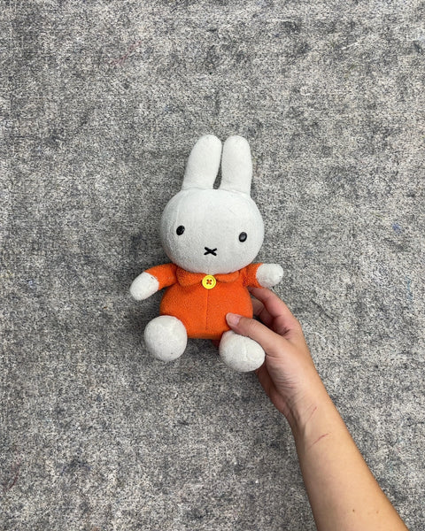 Miffy Bunny Plush in Orange Dress