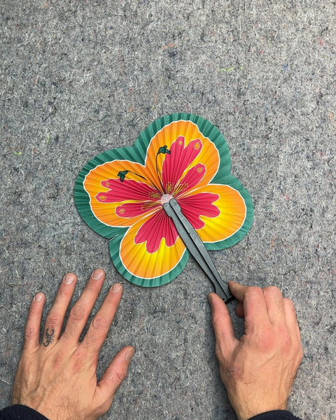 Flower Shaped Folding Fan