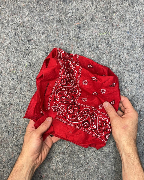 Red Paisley Bandana