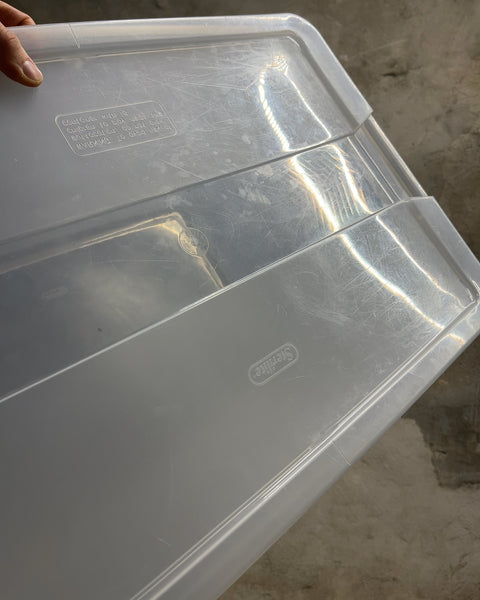 Sterilite Clear Plastic Latching Storage Box with Lid