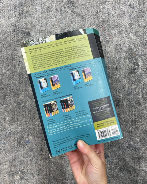 The Norton Anthology English Literature Book