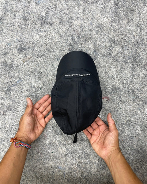 Infinite Machine Black 5-Panel Running Cap