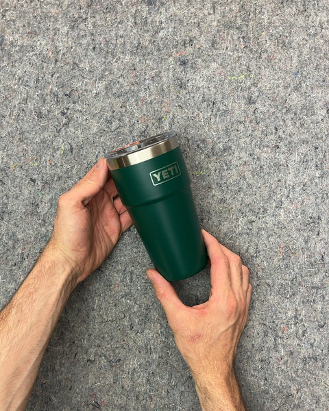 Jarrard Branded YETI Green Insulated Tumbler with Lid