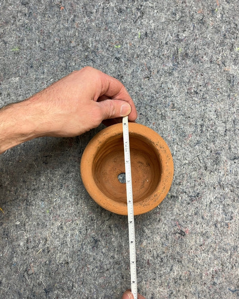 Cute Terracotta Clay Pot From Mexico, 5"