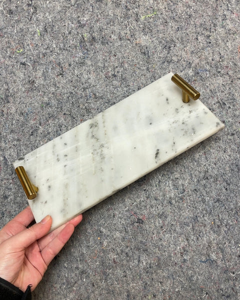 Marble Tray with Handles