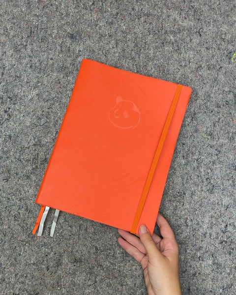 Orange Panda Daily Planner Notebook