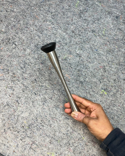 A Metal Cocktail Muddler with Rubber End