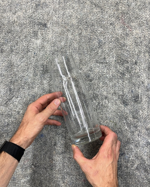 Cool Looking Glass Vase, H9"