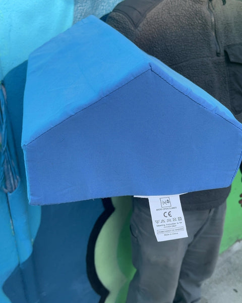 Blue Wedge Foam Pillow