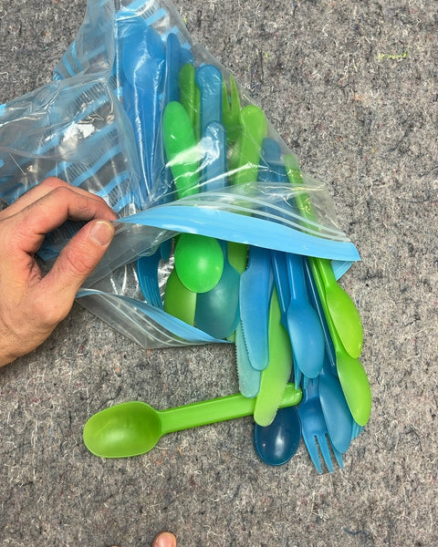 Plastic Utensil Set For Kids