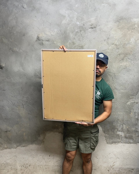 IKEA NYTTJA Blue Picture Frame, 19x27"