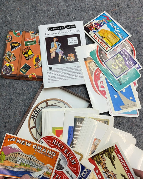 A Dope Box Of Luggage Labels From Around The World