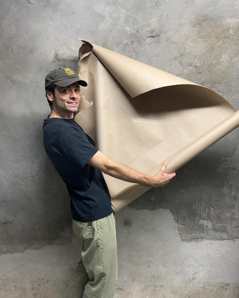 Bigass Roll of Kraft Paper, W35"