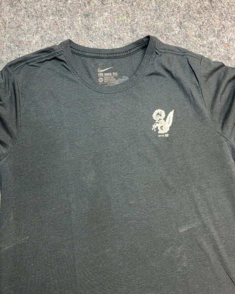 Nike Dri-FIT Black Graphic T-Shirt, Size M