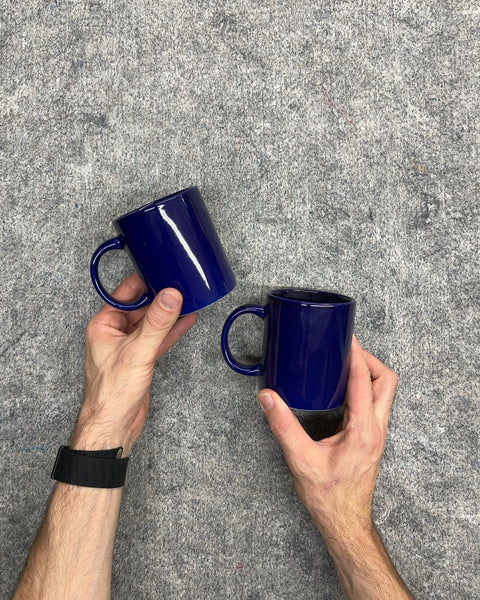 Cobalt Blue Ceramic Coffee Mugs