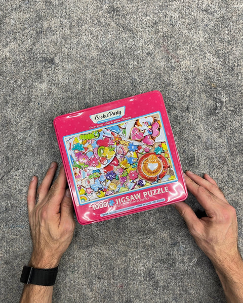 Cookie Party 1000-Piece Jigsaw Puzzle in Storage Tin