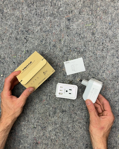 Two VINTAR Universal European Travel Adapters