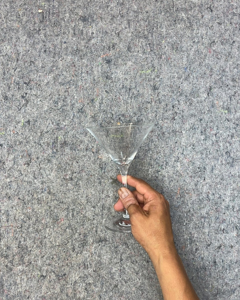 Clear Glass Martini Glass
