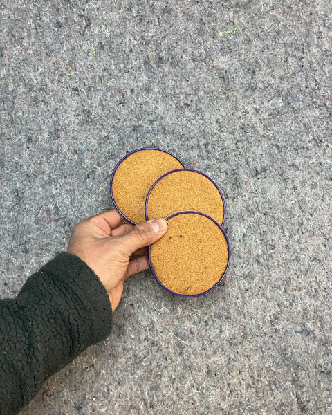 Set of Three Decorative Coasters