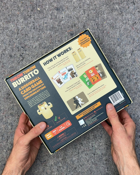 Throw Throw Burrito Dodgeball Card Game