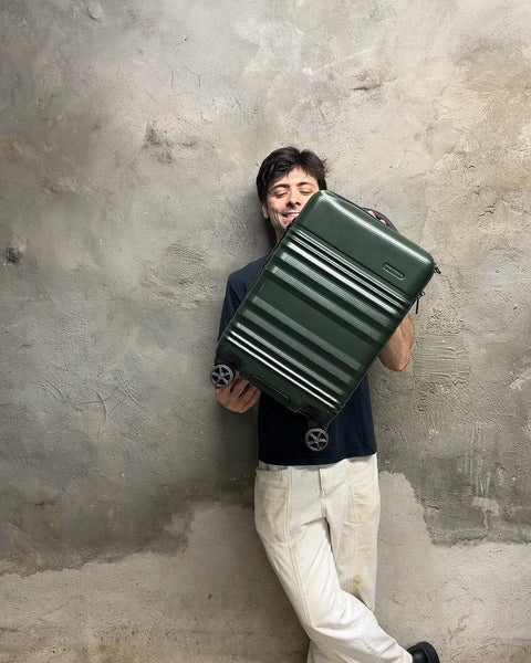 Traveler's Choice Green Hardside Carry-On Suitcase