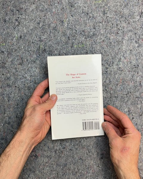The Shape of Content by Ben Shahn
