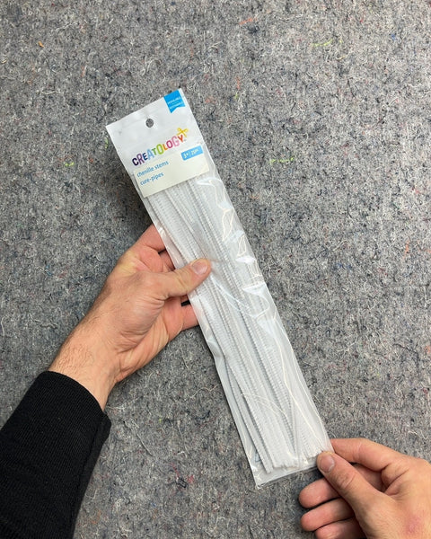 Creatology Chenille Stems Pipe Cleaners, White