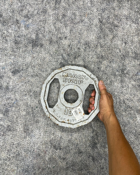Marcy Grip 10 lb Cast Iron Weight Plate