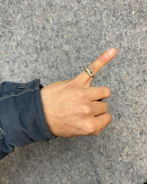 Crocodile Ring for a Small Finger