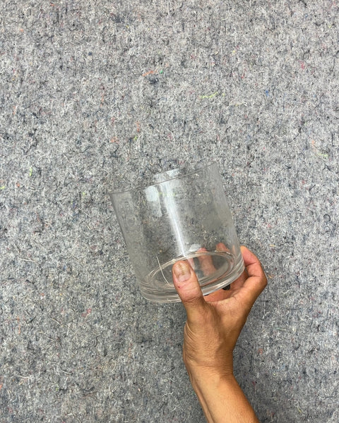 Clear Glass Cylinder Vase, 5x5"