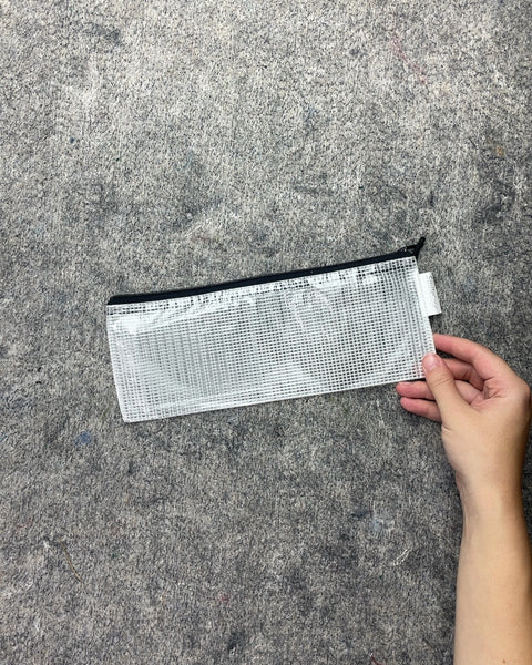 Another SmileCase Clear Grid Pencil Pouch, 10 x 4 in