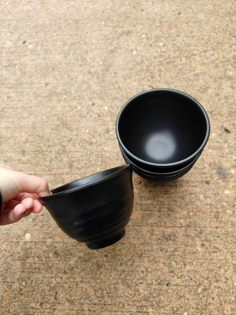 3 Stylish Black Bowls Set (we have 3 sets!)