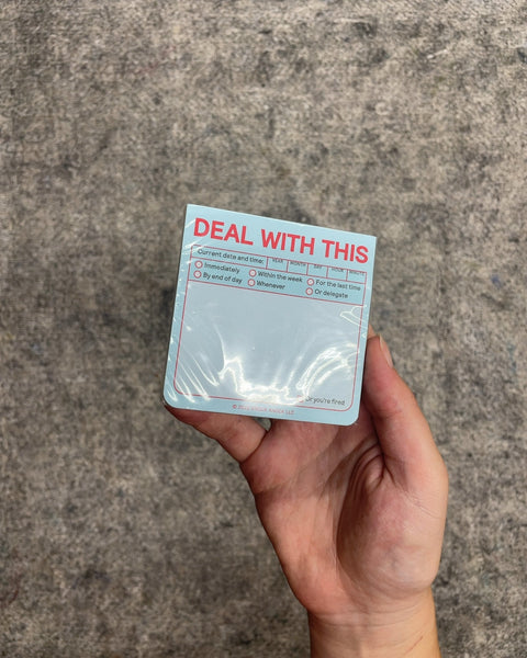 Knock Knock Deal With This Sticky Notes