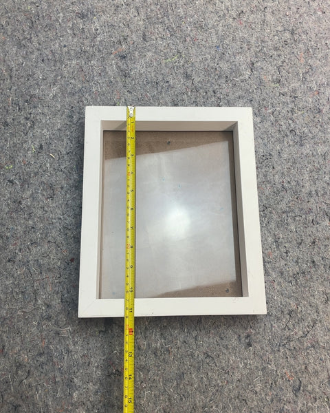 White Shadow Box Frame, 7x8"