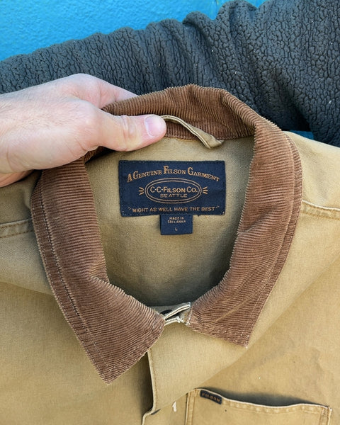 Super Nice Filson Dry Tin Cloth Ranch Jacket, Size L