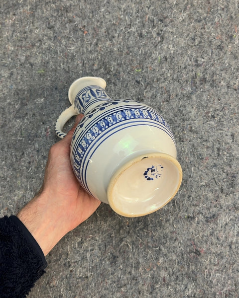 Very Pretty Ceramic Pitcher, H10"