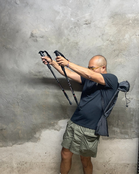 Antishock Adjustable Trekking Poles with Carry Bag