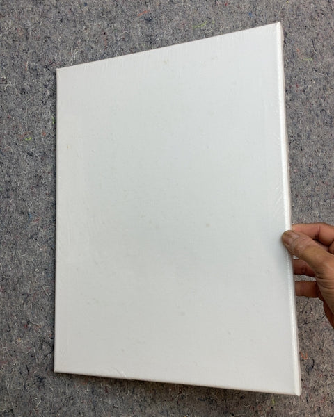 Blank White Stretched Canvas, 12x16"
