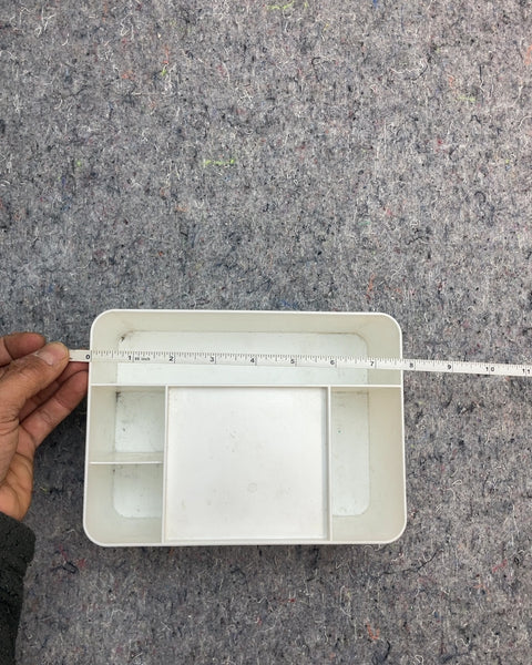White Desk Organizer with Drawers