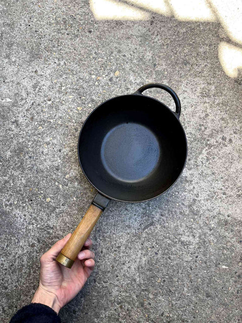 10" Cast Iron Wok, Made In France Monsieur!