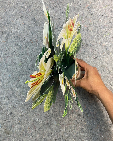 Pop-Up Flower Bouquet Card