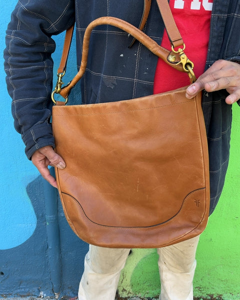 Frye Melissa Leather Hobo Bag