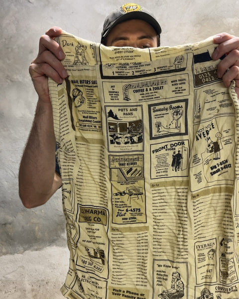 ashion Brand Company Yellow Pages Linen Dress, Size M